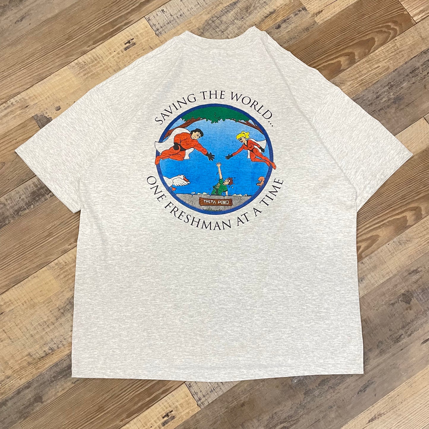 OSU SAVE THE WORLD THETA POND TSHIRT SIZE XL
