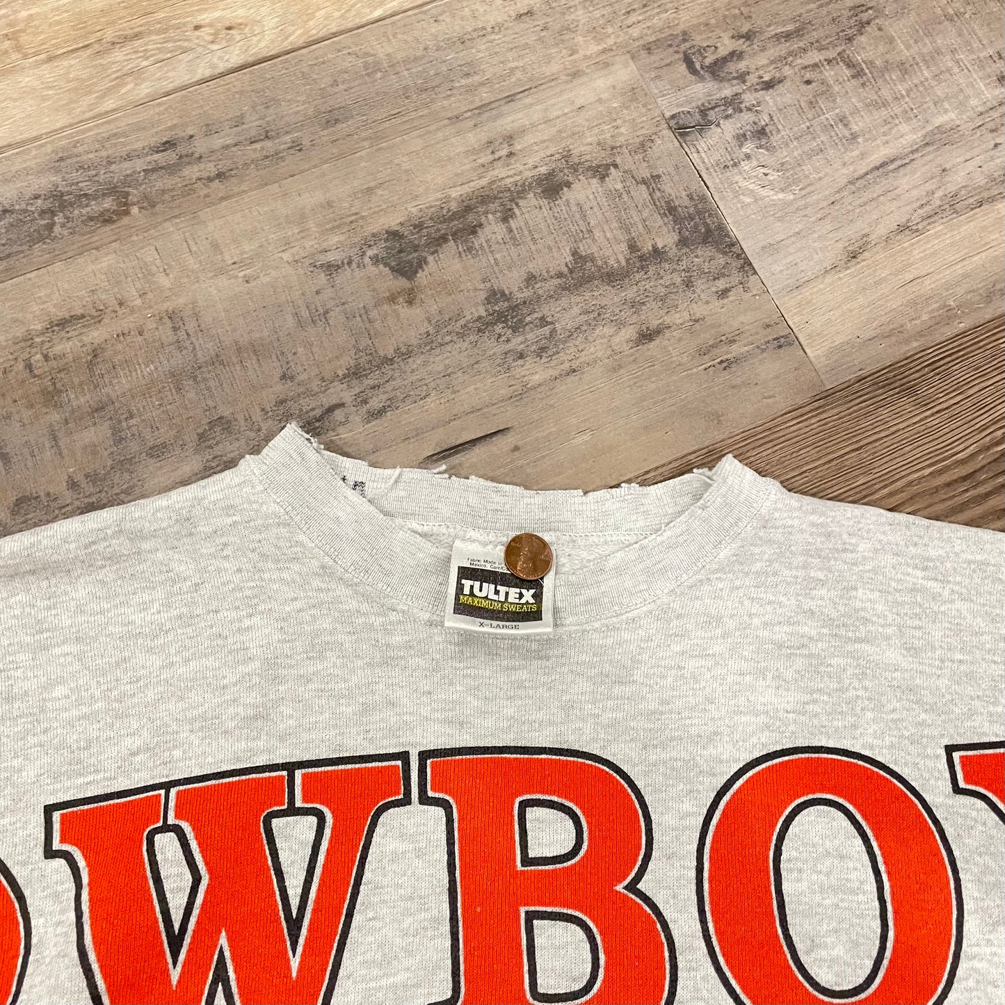 OSU COBOYS SPELLOUT LASSO PETE SIZE XL (MEASURES MEDIUM)