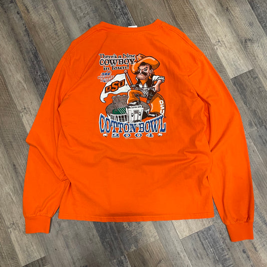 OSU COTTON BOWL LONG SLEEVE T-SHIRT SIZE LARGE