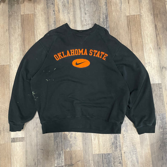 NIKE OSU CENTER SWOOSH CREWNECK SIZE LARGE