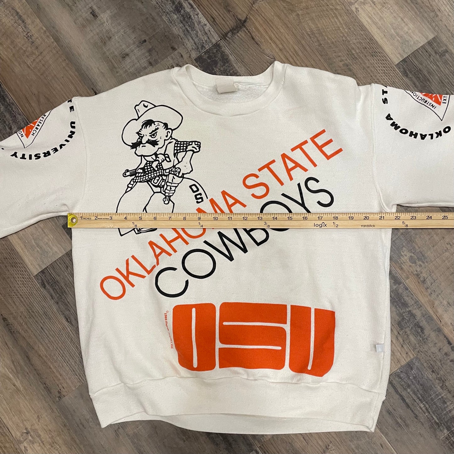 OSU COWBOYS AOP CREWNECK SIZE LARGE