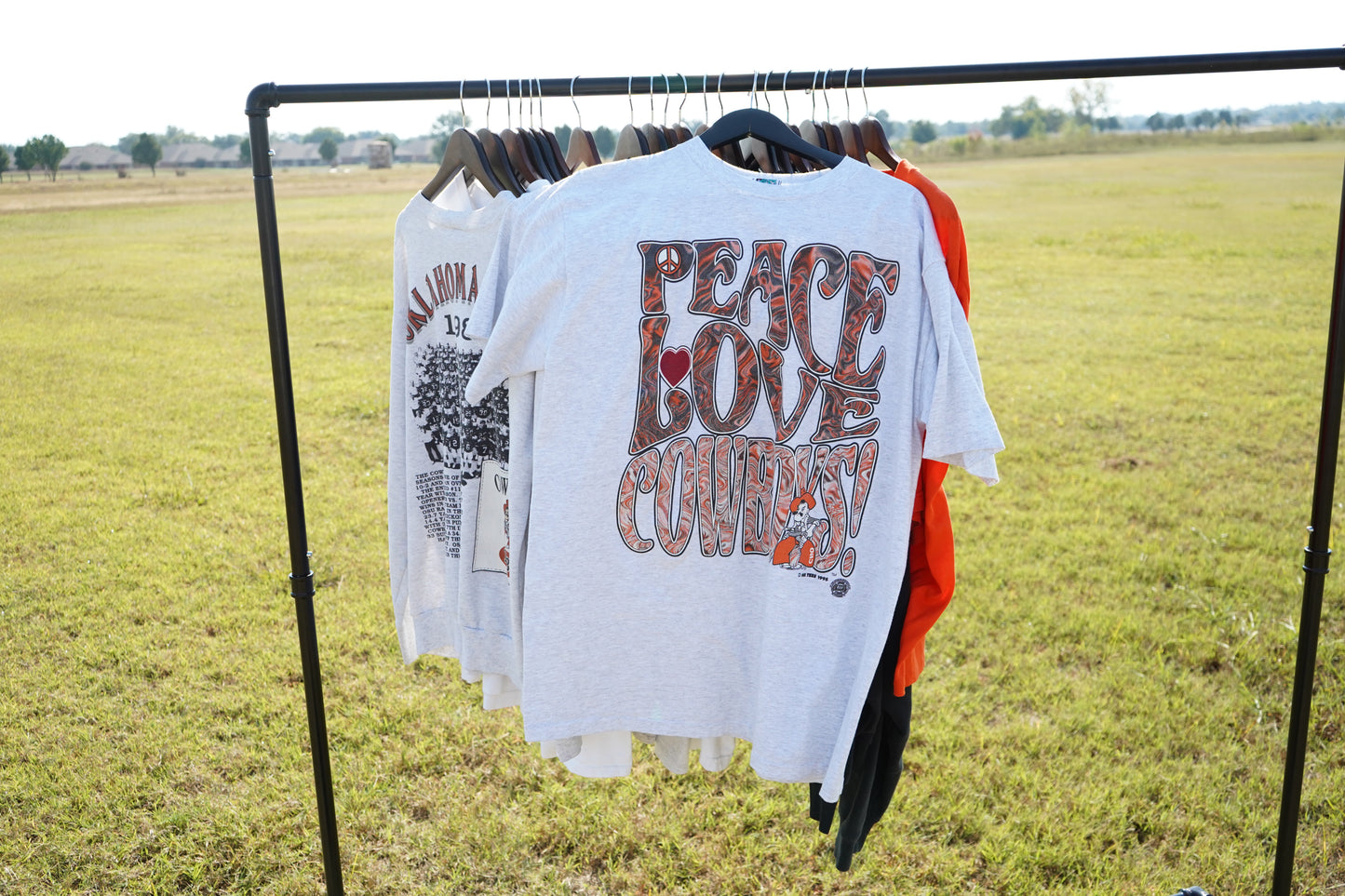 OSU PEACE, LOVE, COWBOYS SIZE XL
