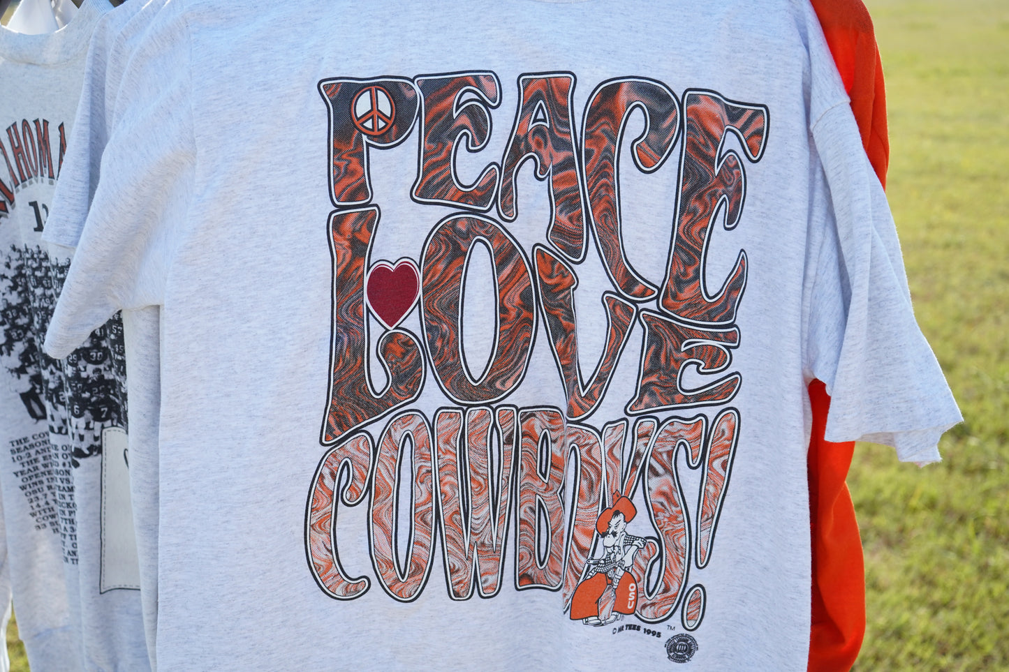 OSU PEACE, LOVE, COWBOYS SIZE XL