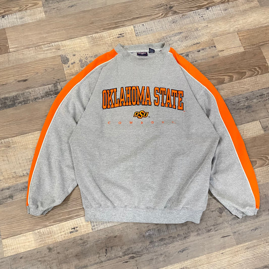 OSU COWBOYS FLYKNIT CREWNECK SIZE LARGE