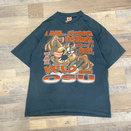 OSU LOONEY TUNES TAZ TSHIRT XL (MEASURES LARGE)