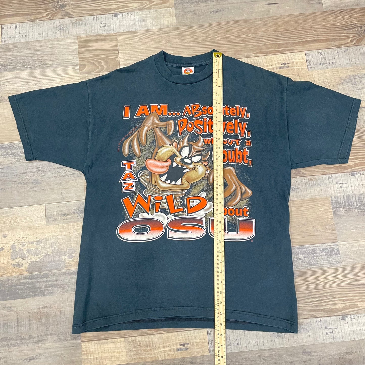 OSU LOONEY TUNES TAZ TSHIRT XL (MEASURES LARGE)