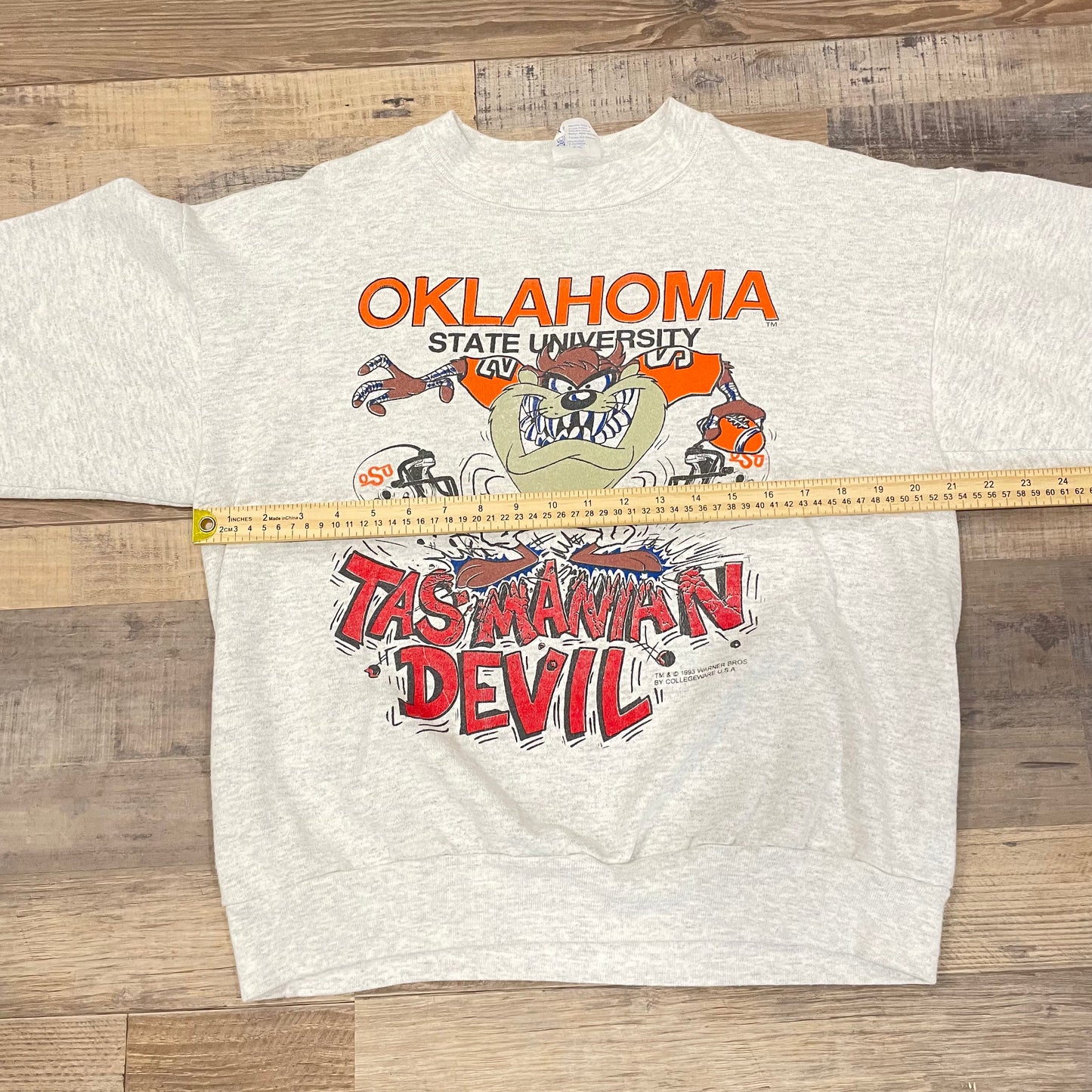 OSU COWBOYS LOONEY TUNES TAZ & PETE CREW XL (MEASURES M)