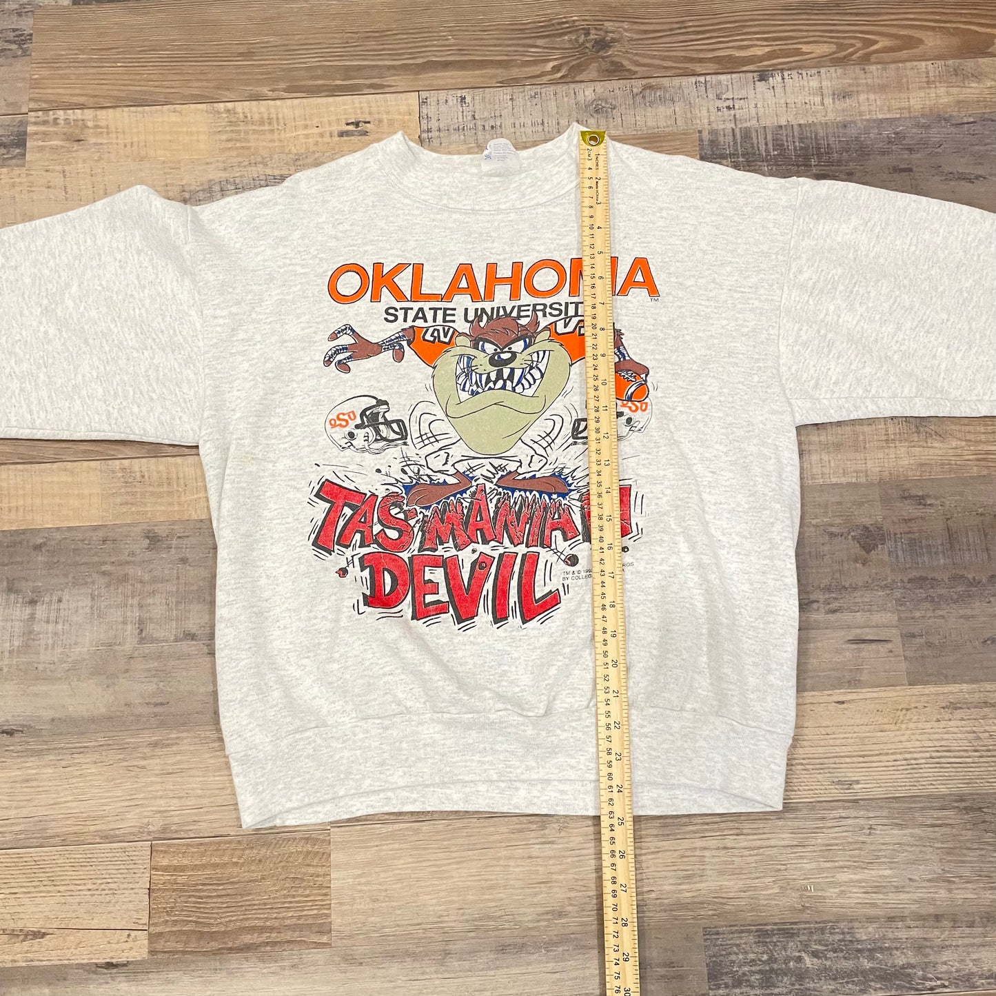 OSU COWBOYS LOONEY TUNES TAZ & PETE CREW XL (MEASURES M)