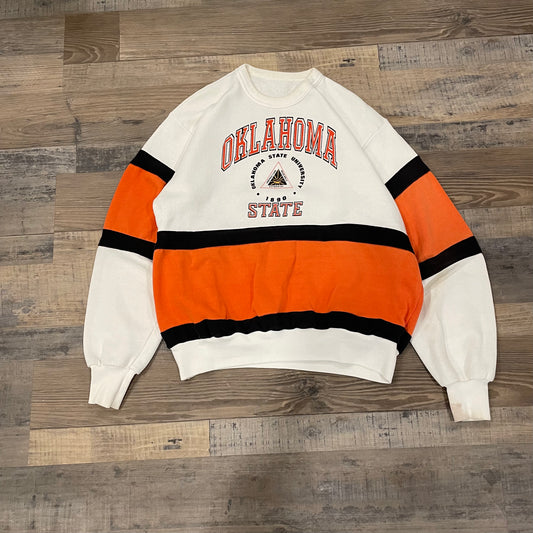 OSU THREE TONE CREWNECK SIZE SMALL