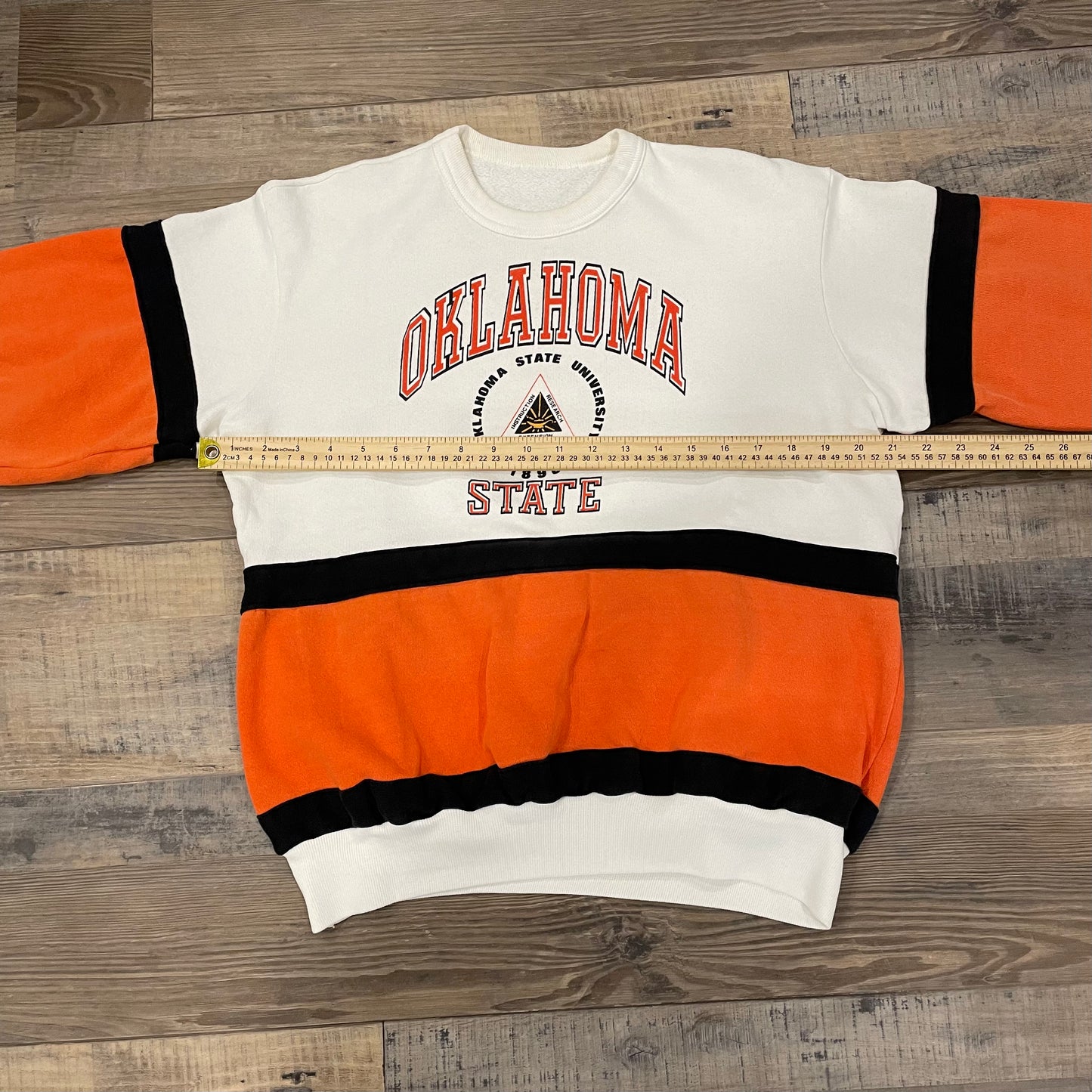 OSU THREE TONE CREWNECK SIZE SMALL