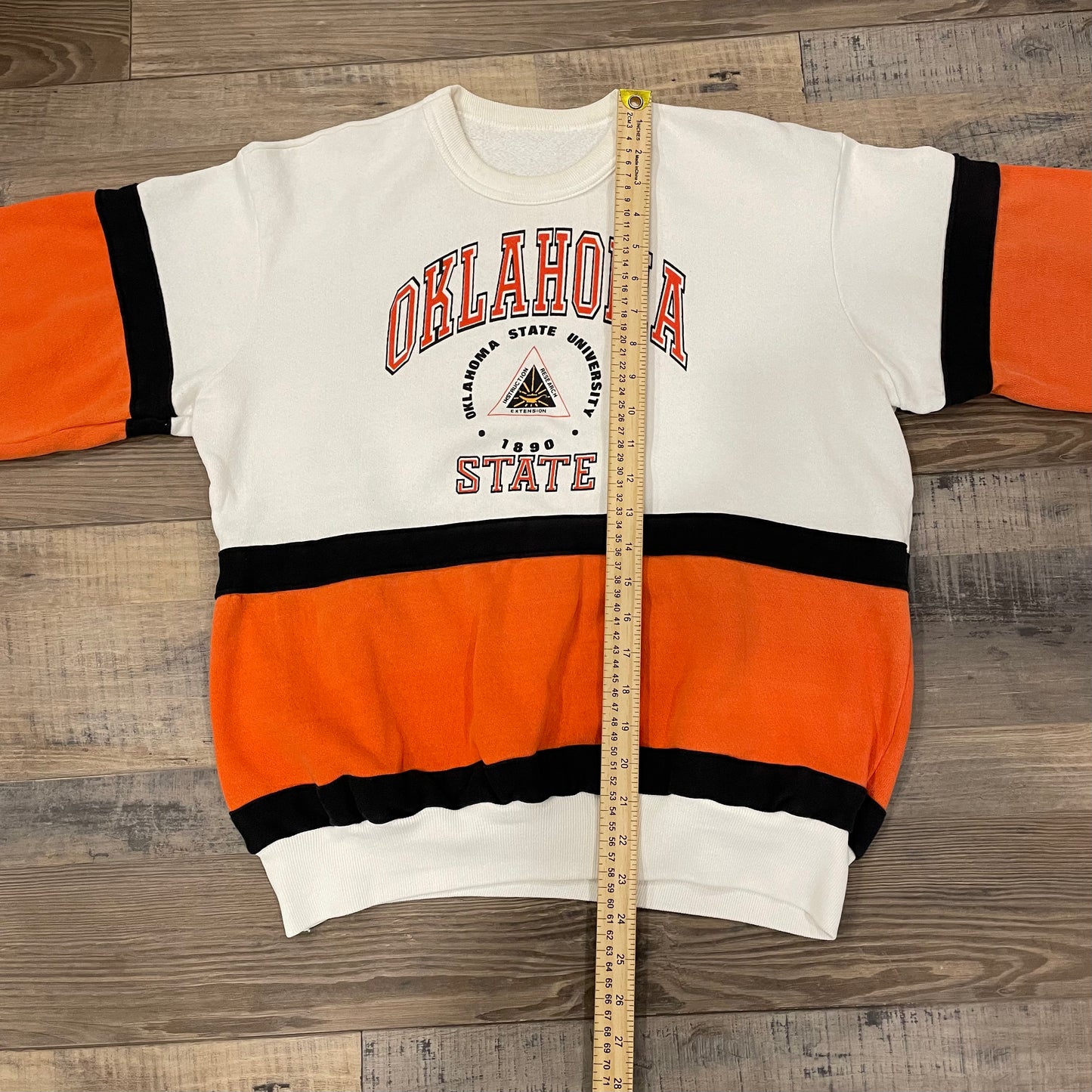 OSU THREE TONE CREWNECK SIZE SMALL