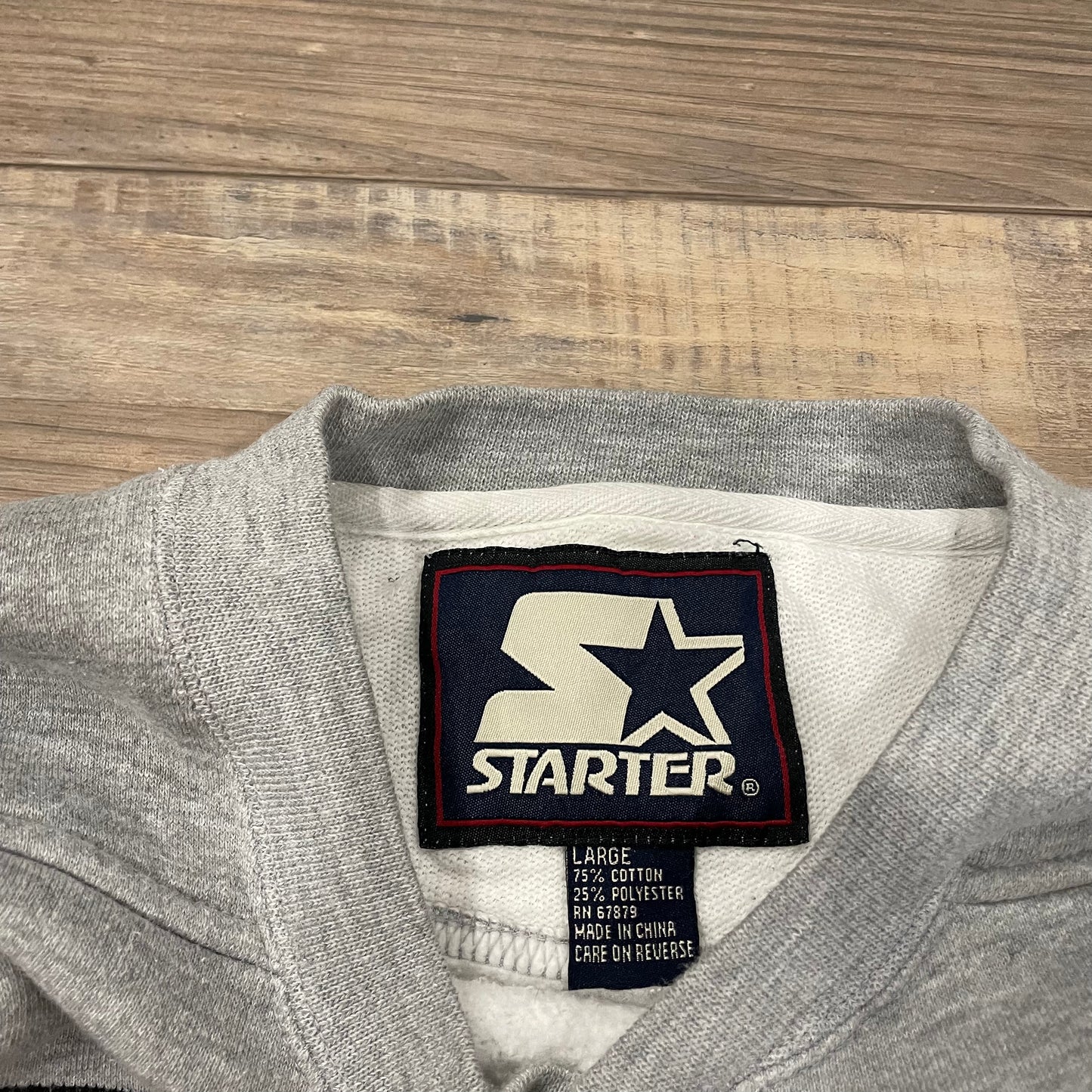 OSU STARTER EMBROIDERED CREWNECK SIZE LARGE