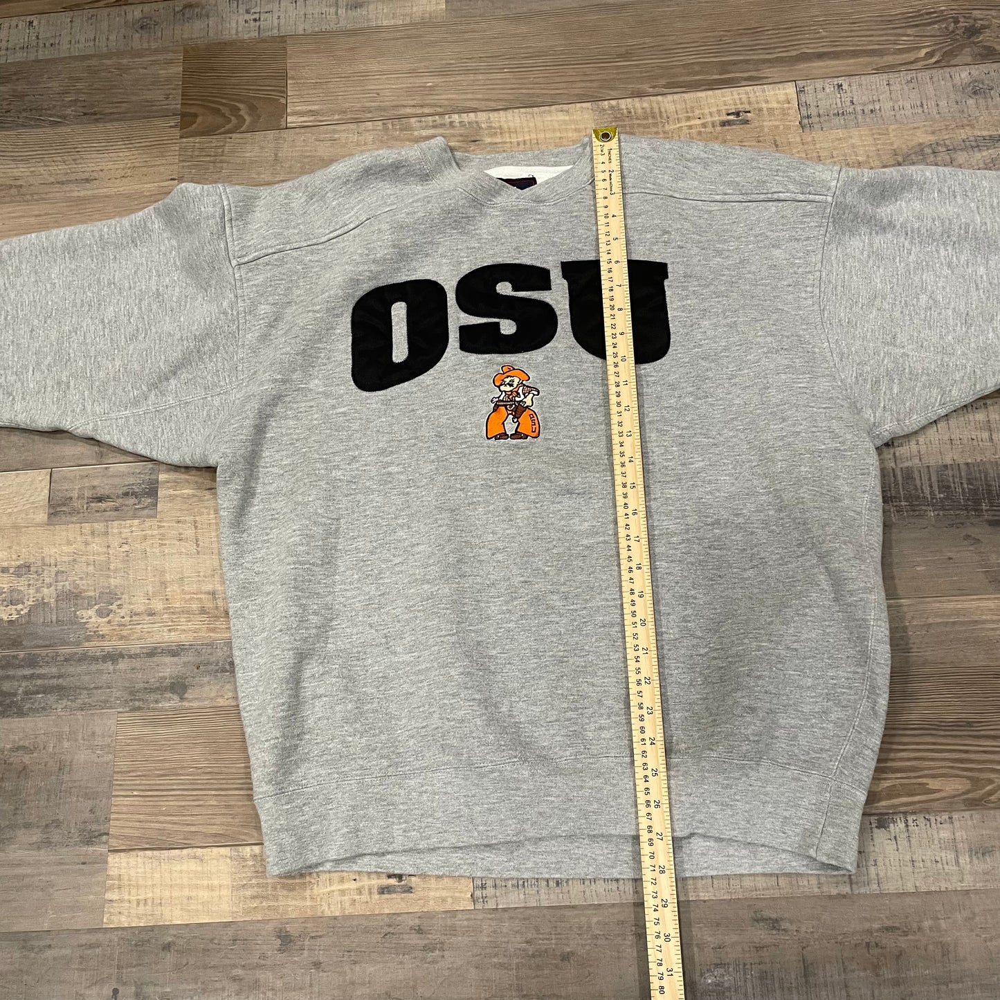 OSU STARTER EMBROIDERED CREWNECK SIZE LARGE